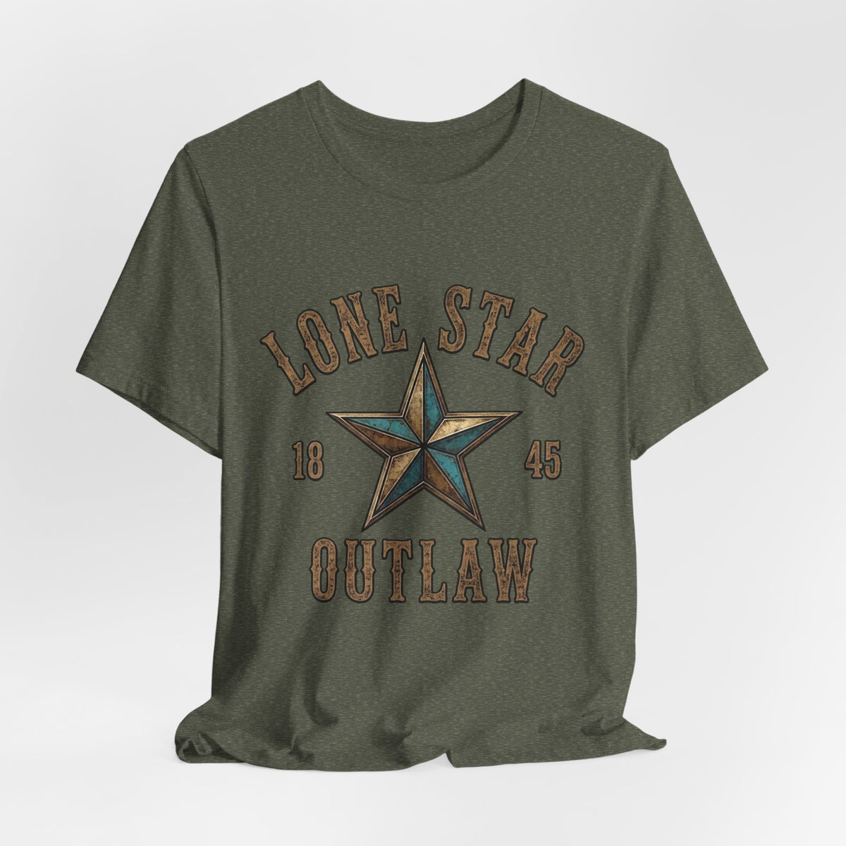Lone Star Outlaw Tee — Vintage Western Star Graphic T‑Shirt