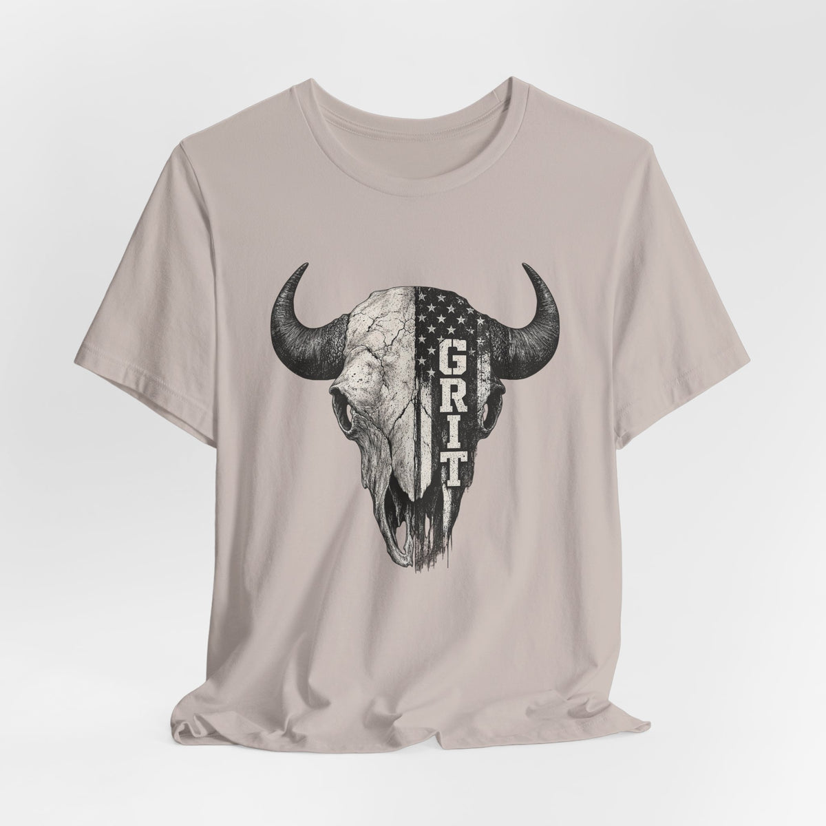 Grit Bison Skull Graphic Tee