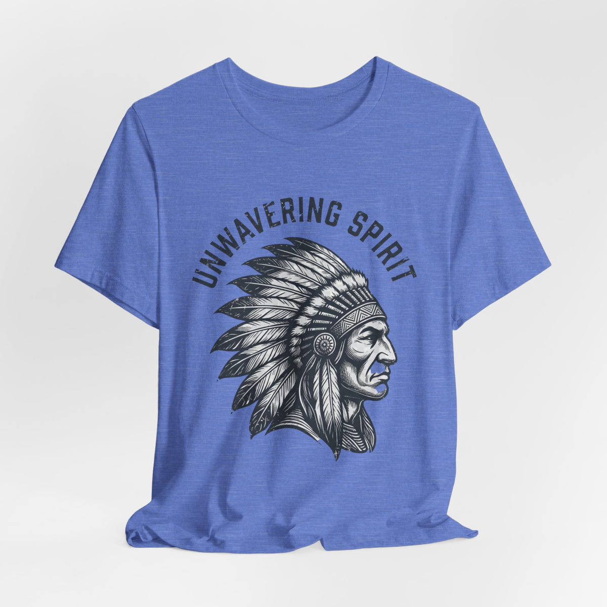 Unwavering Spirit T-Shirt — Native Chief Headdress Graphic Tee