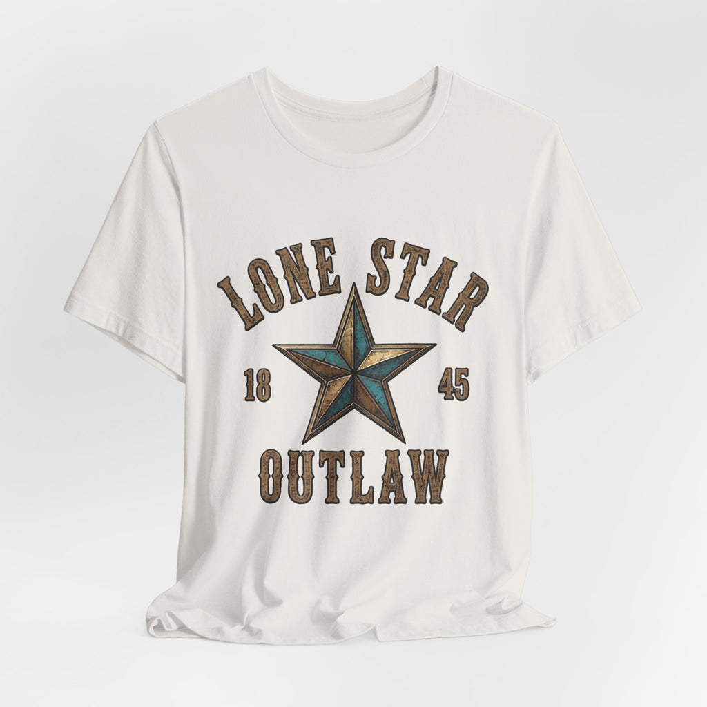 Lone Star Outlaw Tee — Vintage Western Star Graphic T‑Shirt