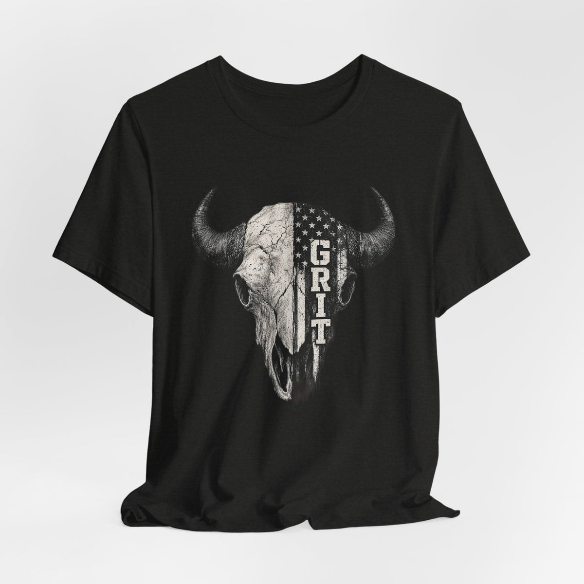 Grit Bison Skull Graphic Tee