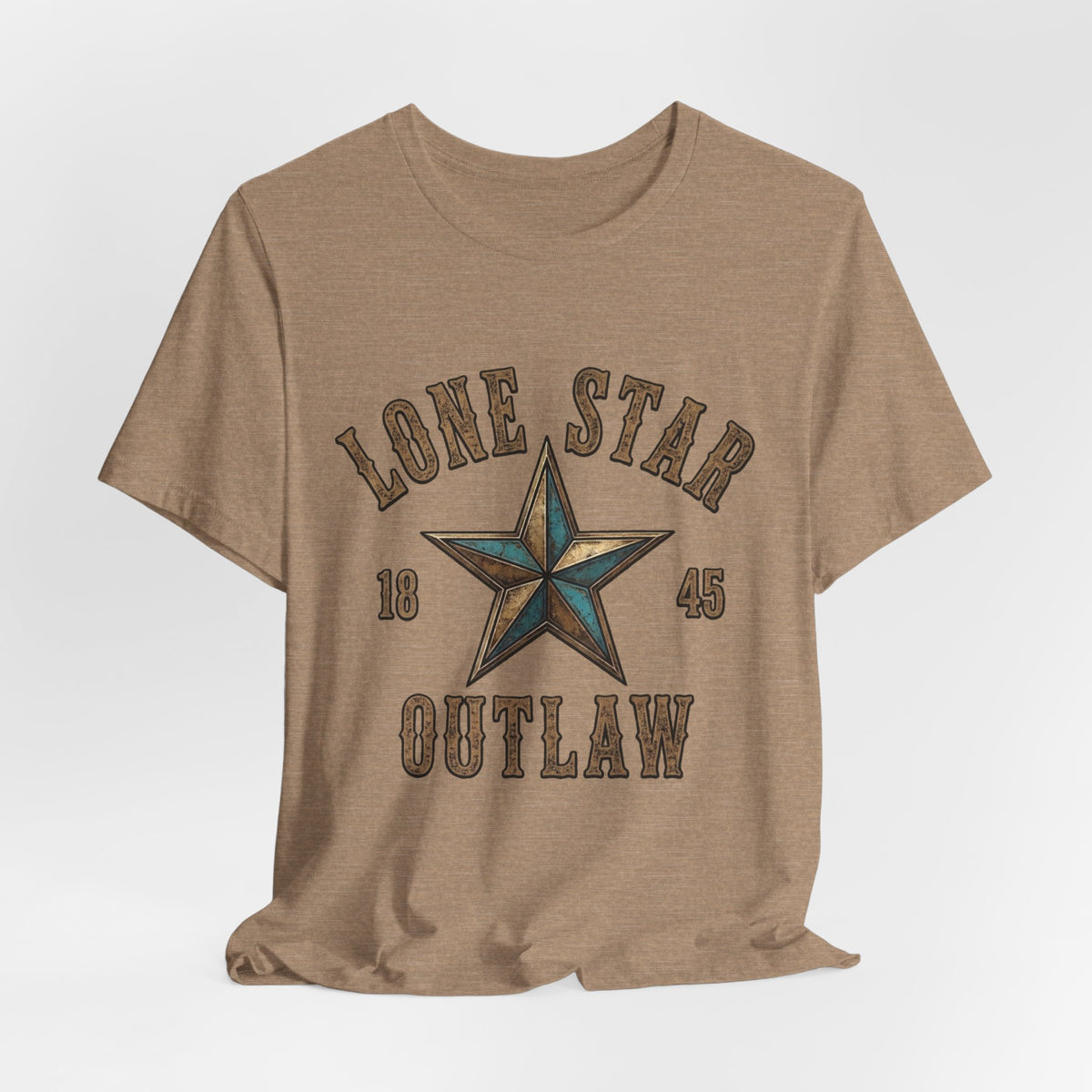 Lone Star Outlaw Tee — Vintage Western Star Graphic T‑Shirt
