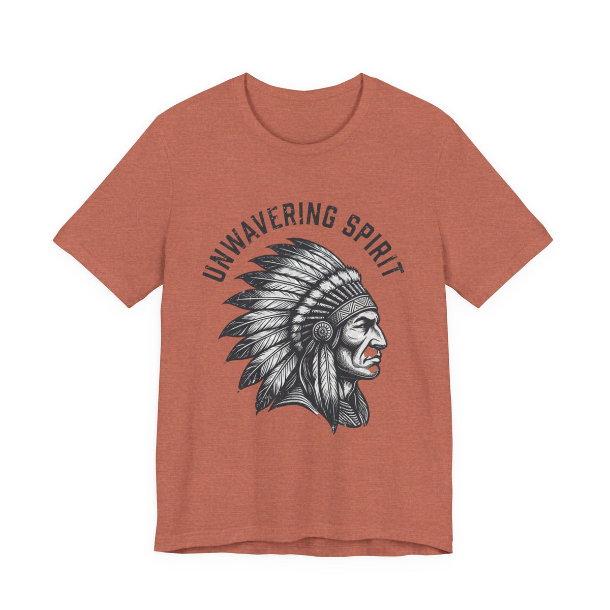 Unwavering Spirit T-Shirt — Native Chief Headdress Graphic Tee