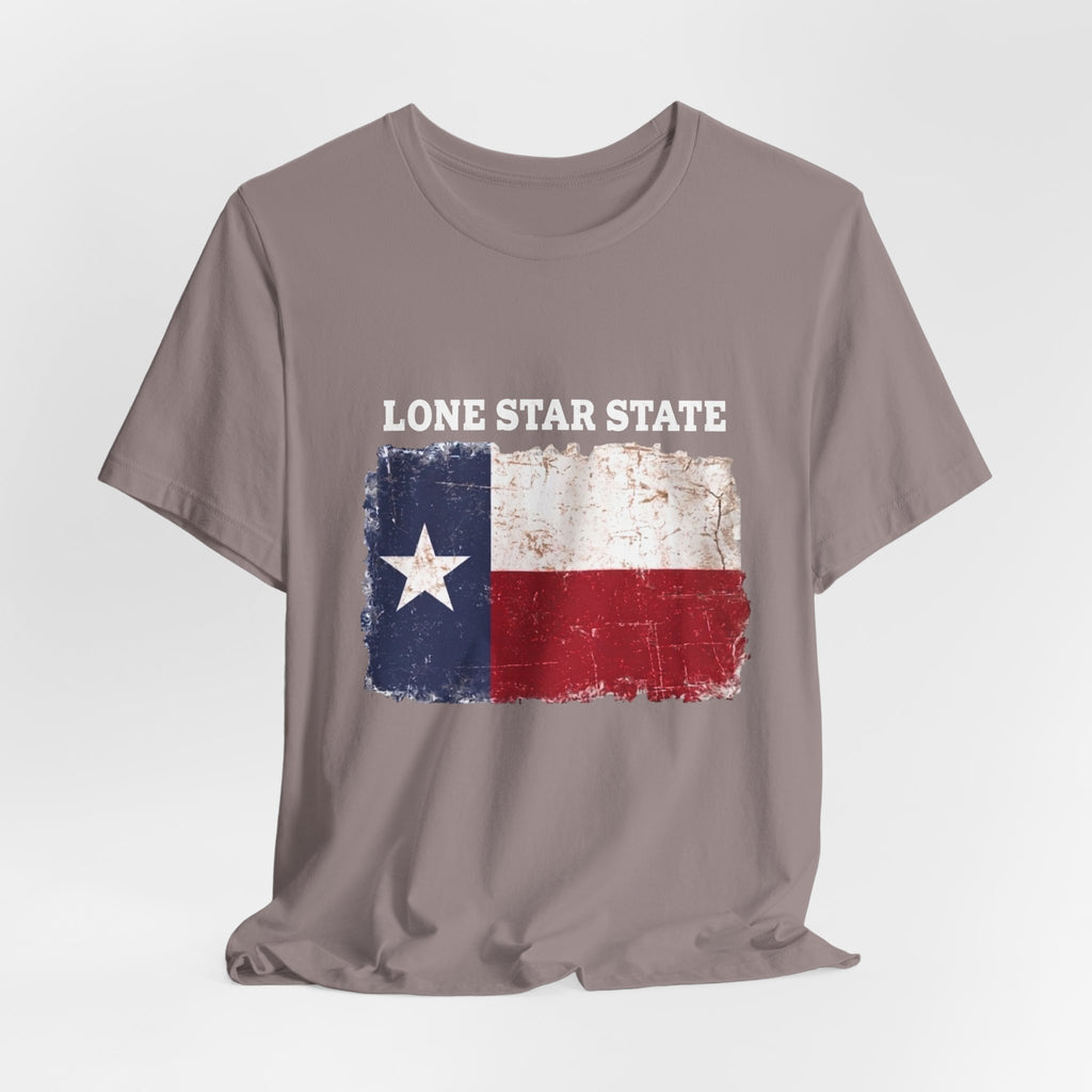 Texas Flag Distressed Tee — Vintage Lone Star T-Shirt