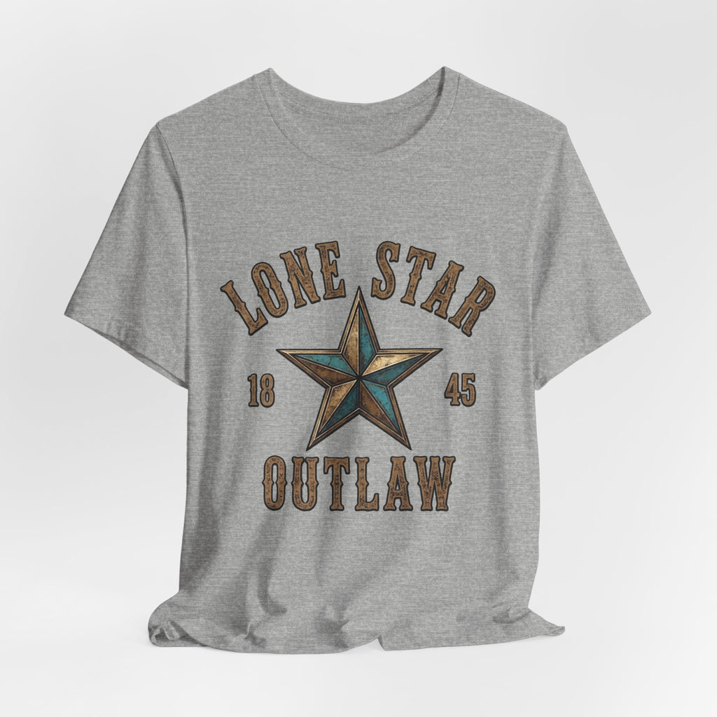 Lone Star Outlaw Tee — Vintage Western Star Graphic T‑Shirt