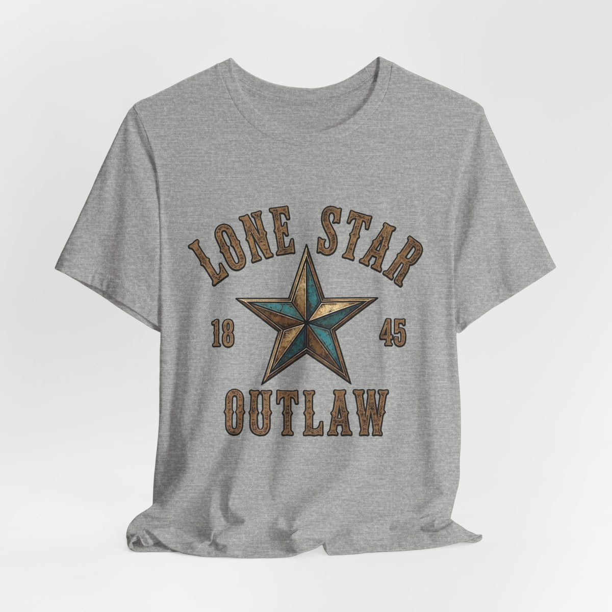 Lone Star Outlaw Tee — Vintage Western Star Graphic T‑Shirt