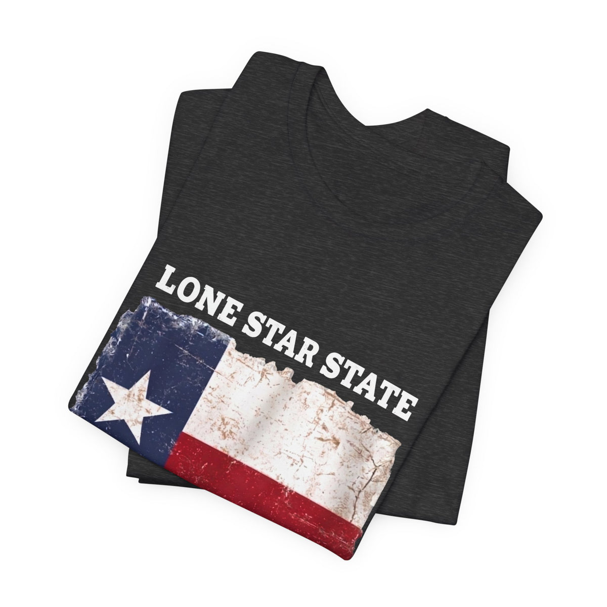 Texas Flag Distressed Tee — Vintage Lone Star T-Shirt