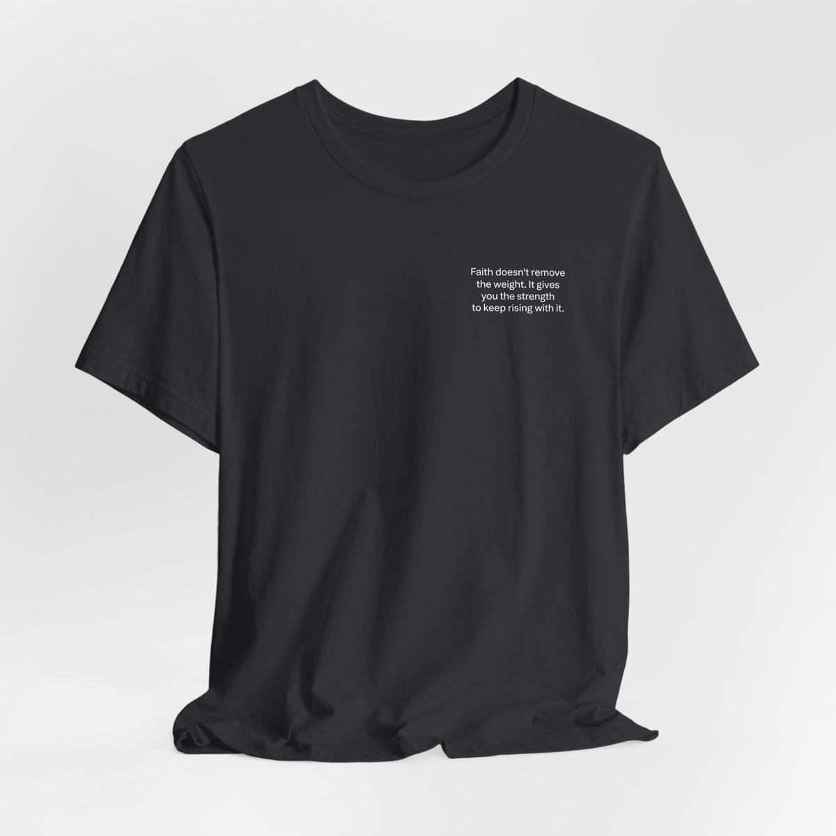 Winged Caduceus Cross T‑Shirt — Gothic Angel Wings Medical Staff Tee