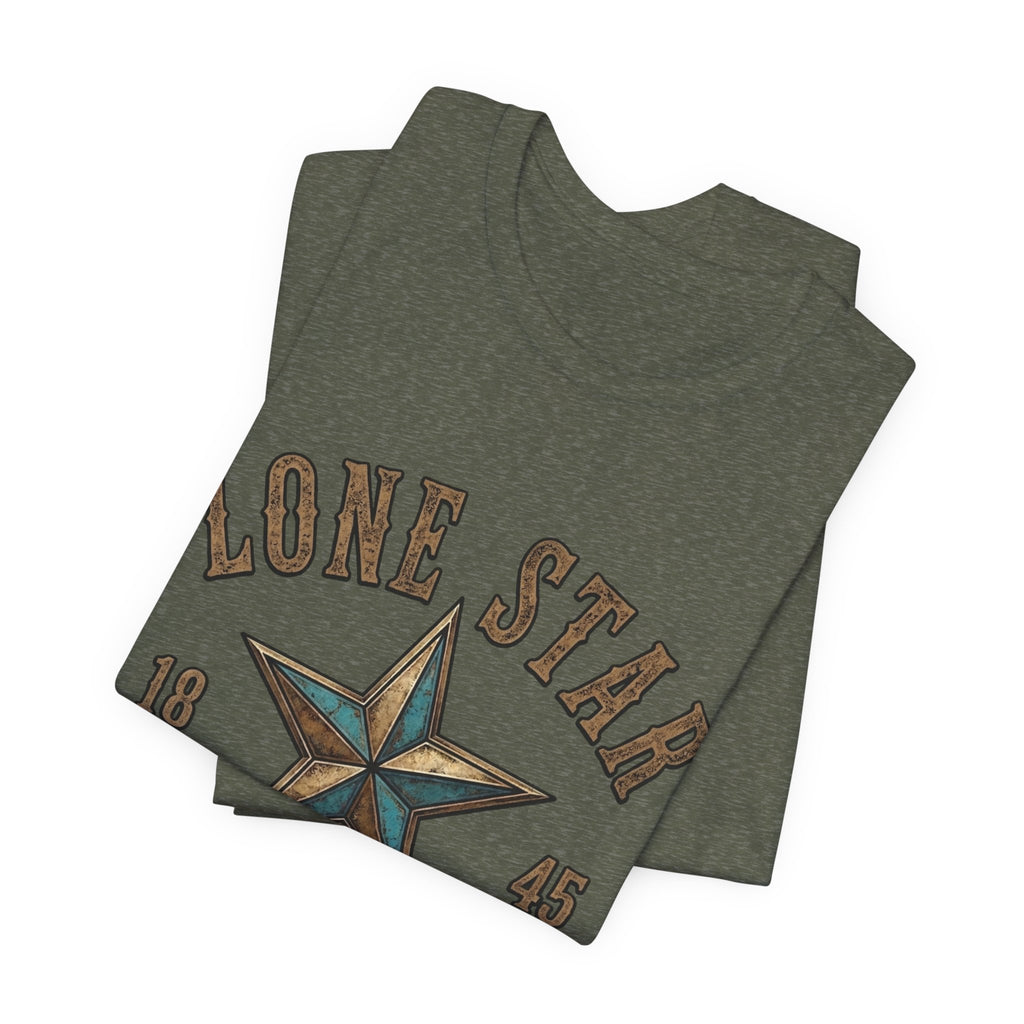 Lone Star Outlaw Tee — Vintage Western Star Graphic T‑Shirt