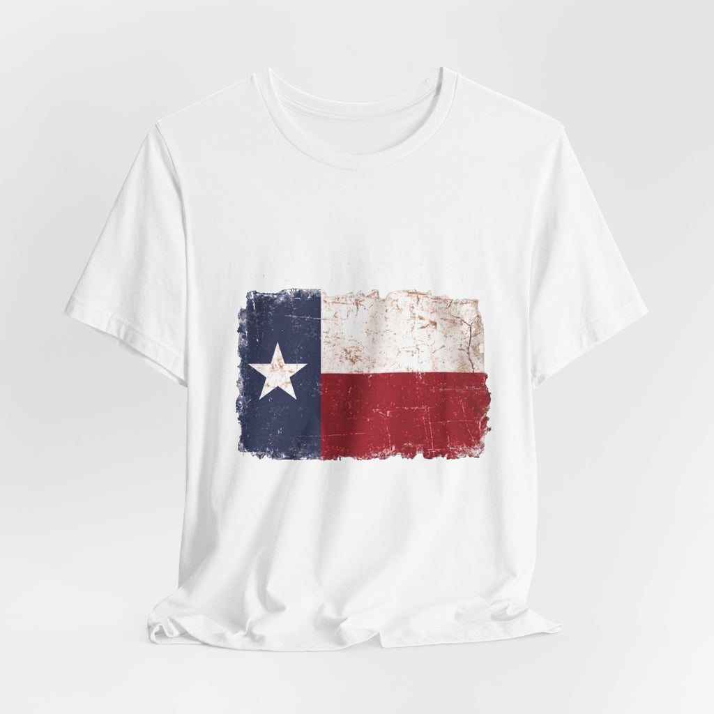 Texas Flag Distressed Tee — Vintage Lone Star T-Shirt