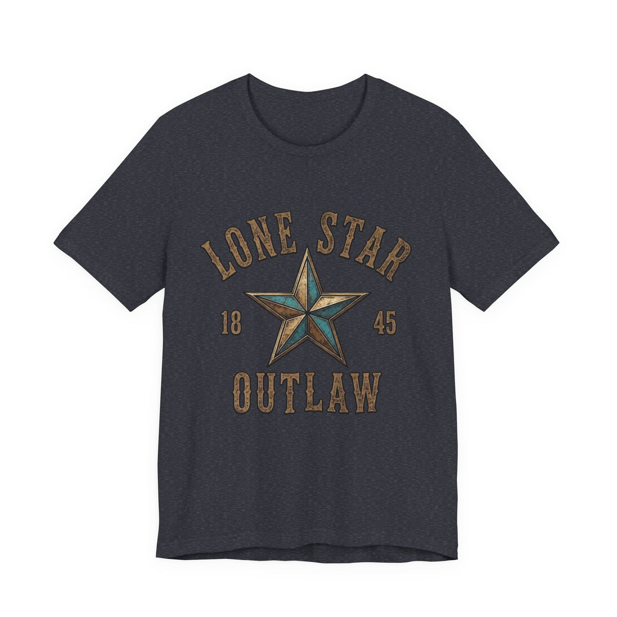 Lone Star Outlaw Tee — Vintage Western Star Graphic T‑Shirt