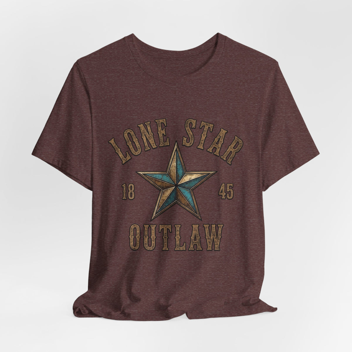 Lone Star Outlaw Tee — Vintage Western Star Graphic T‑Shirt