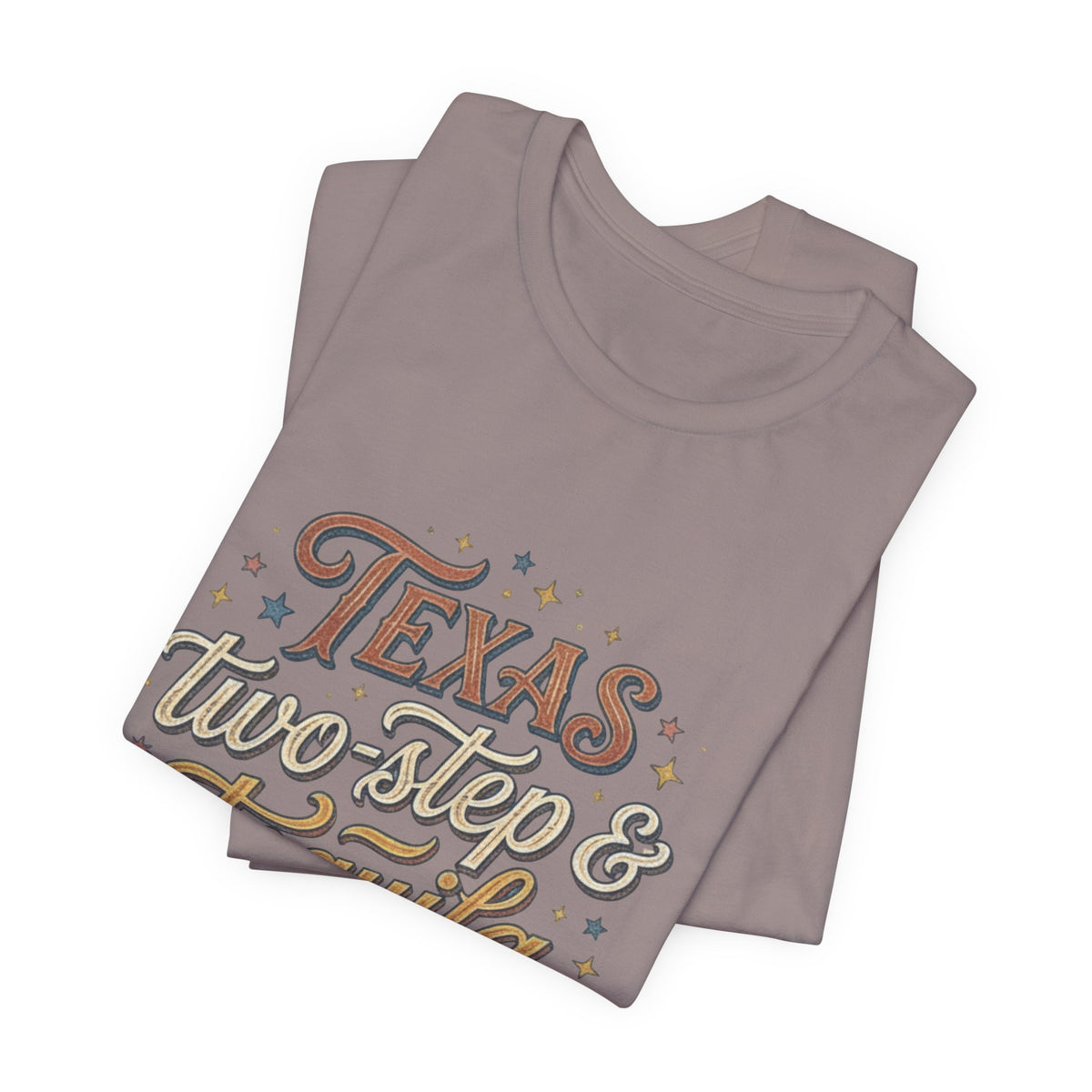 Texas Two Step & Tequila T-Shirt — Retro Country Music Tee, Western Dance Graphic Top, Boho Cowgirl Apparel, Honky Tonk Shirt