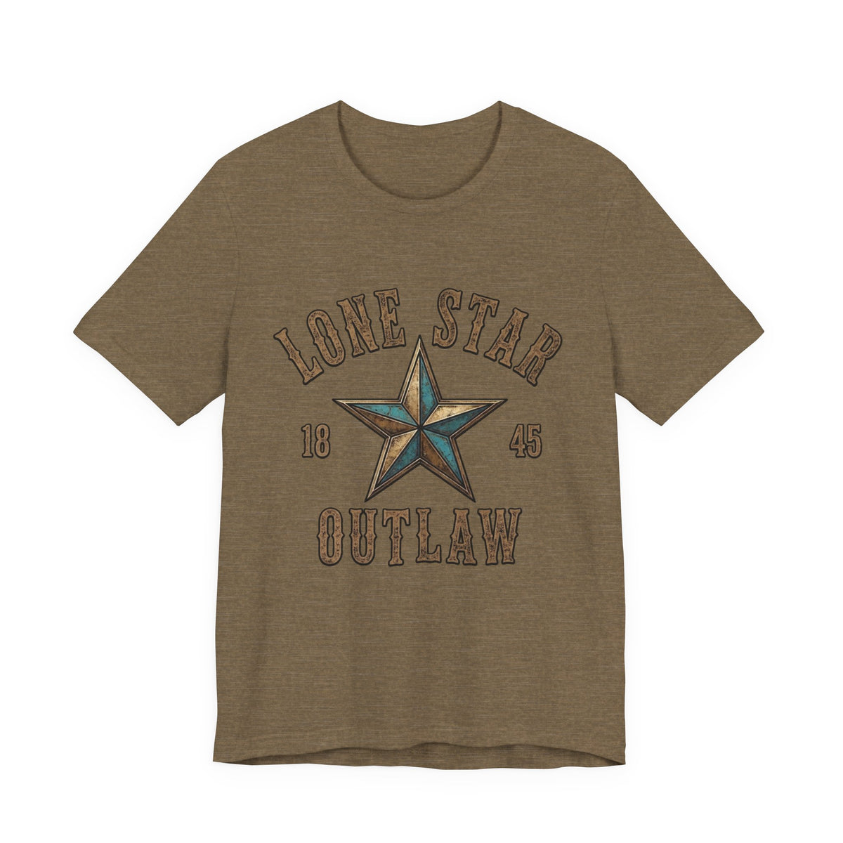 Lone Star Outlaw Tee — Vintage Western Star Graphic T‑Shirt