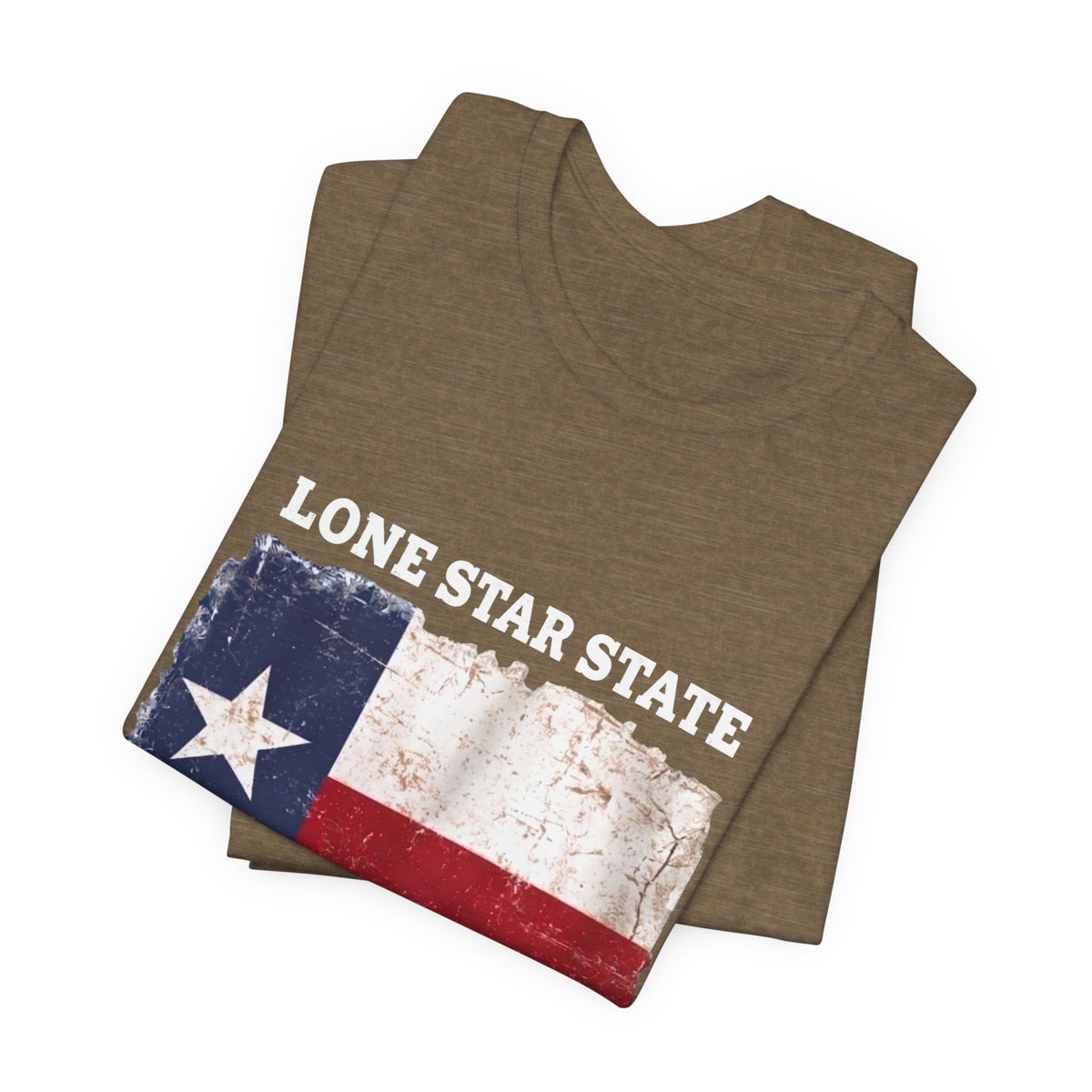 Texas Flag Distressed Tee — Vintage Lone Star T-Shirt