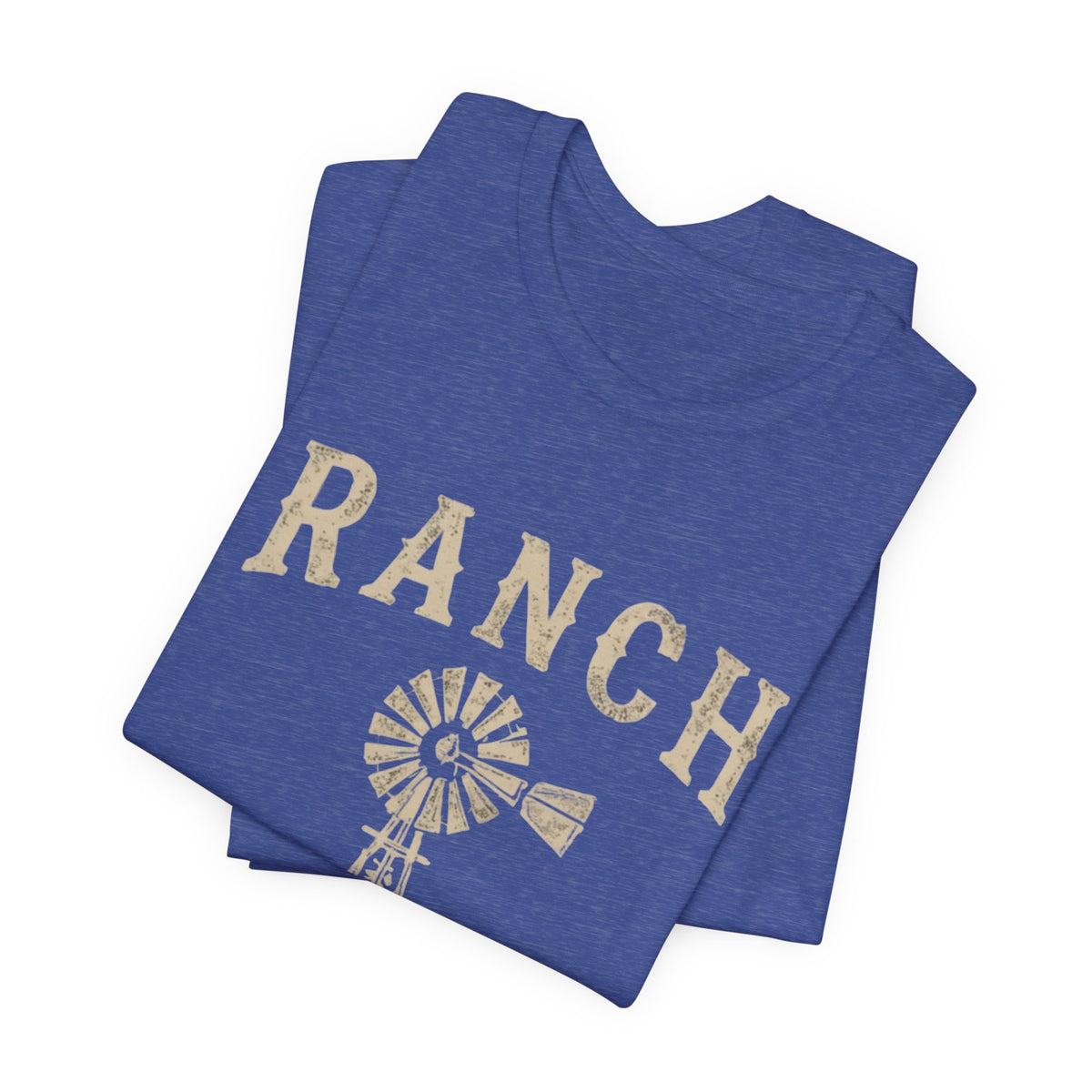 Ranch Therapy T-Shirt — Vintage Windmill Graphic Tee, Farm Life Apparel, Country Western Shirt, Rustic Women's Top, Rural Lifestyle