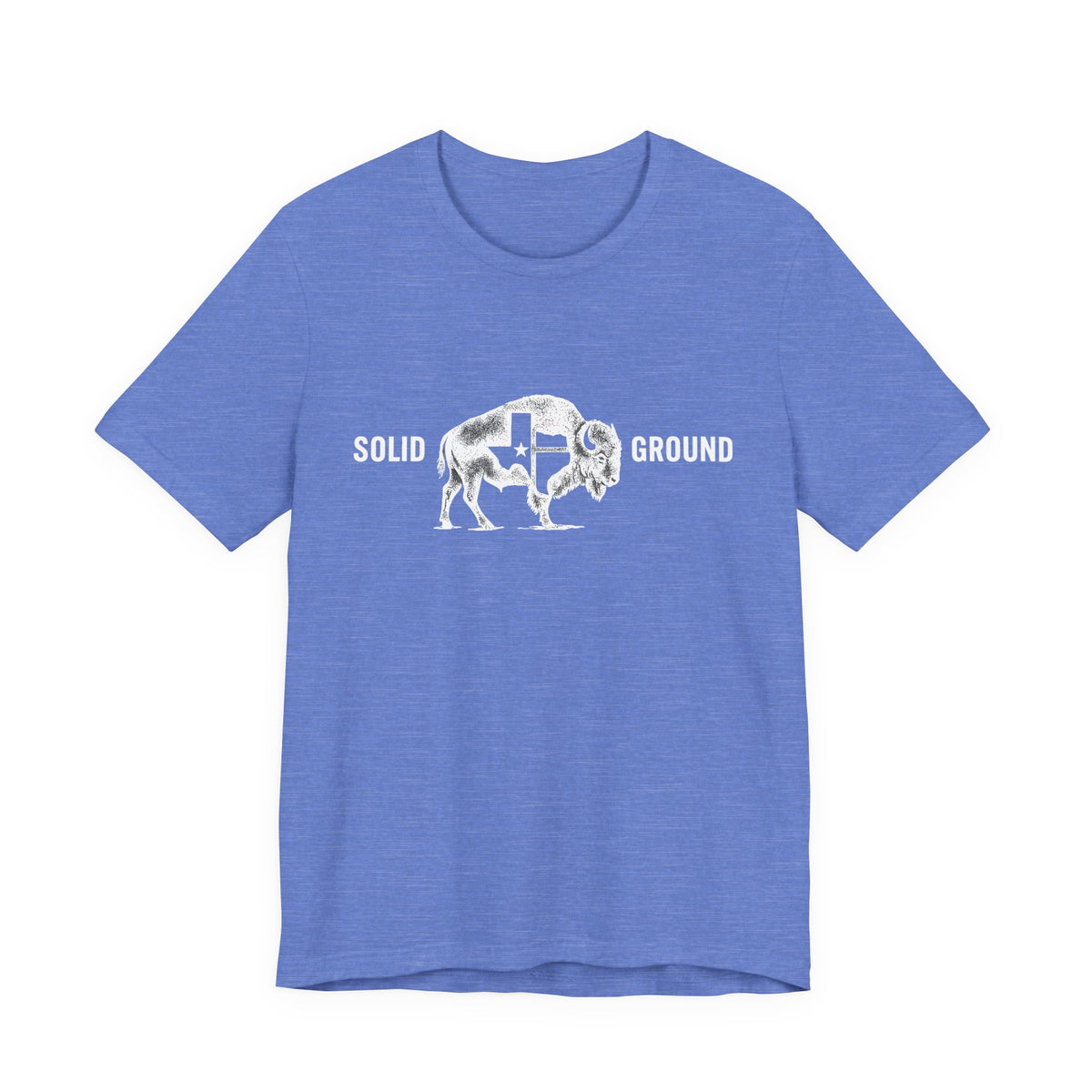 Solid Ground — Minimalist Vintage Bison Tee
