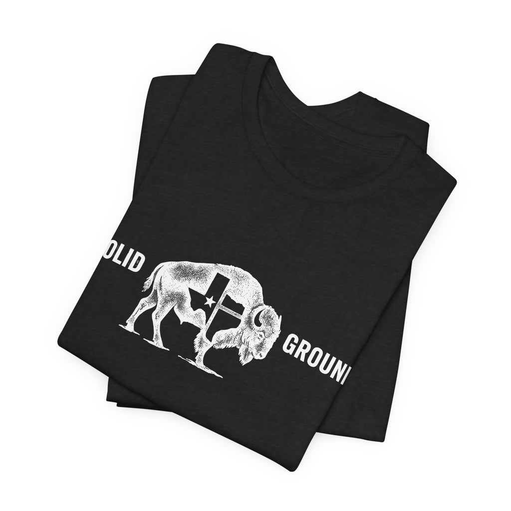 Solid Ground — Minimalist Vintage Bison Tee