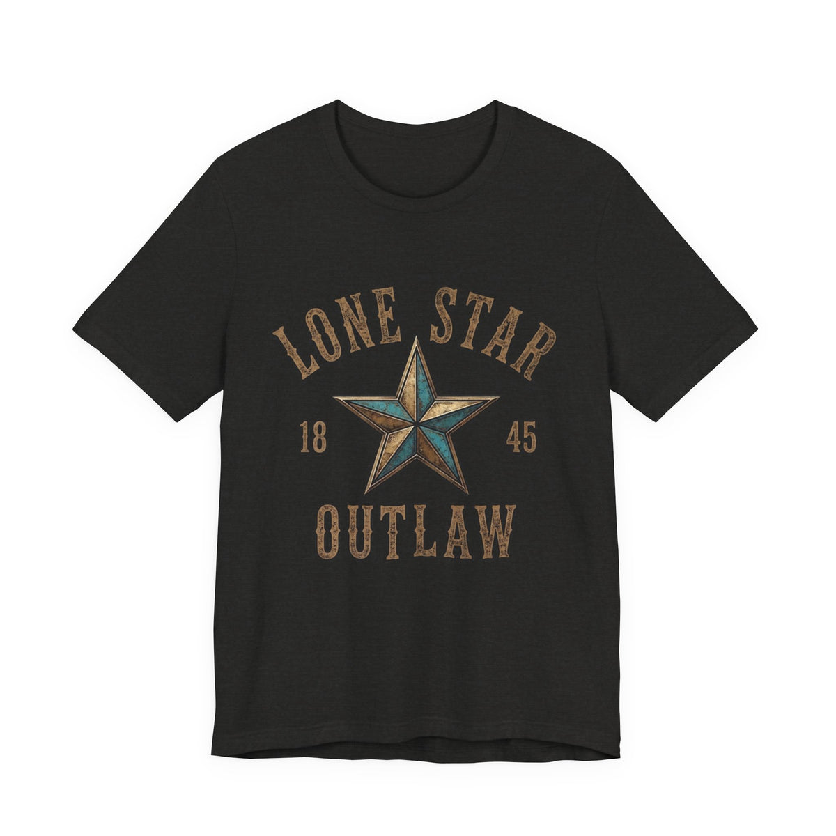 Lone Star Outlaw Tee — Vintage Western Star Graphic T‑Shirt