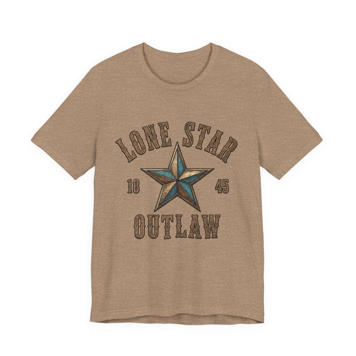 Lone Star Outlaw Tee — Vintage Western Star Graphic T‑Shirt
