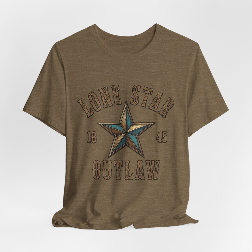 Lone Star Outlaw Tee — Vintage Western Star Graphic T‑Shirt