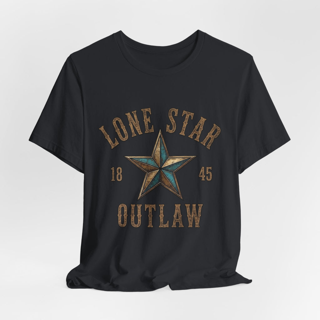 Lone Star Outlaw Tee — Vintage Western Star Graphic T‑Shirt