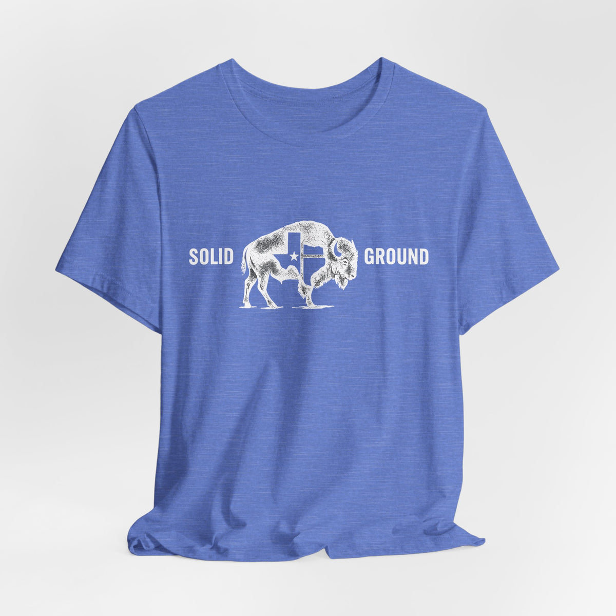 Solid Ground — Minimalist Vintage Bison Tee