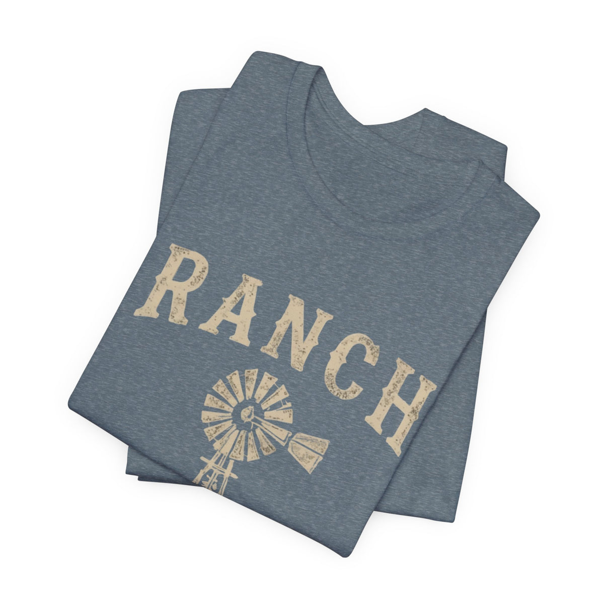 Ranch Therapy T-Shirt — Vintage Windmill Graphic Tee, Farm Life Apparel, Country Western Shirt, Rustic Women's Top, Rural Lifestyle