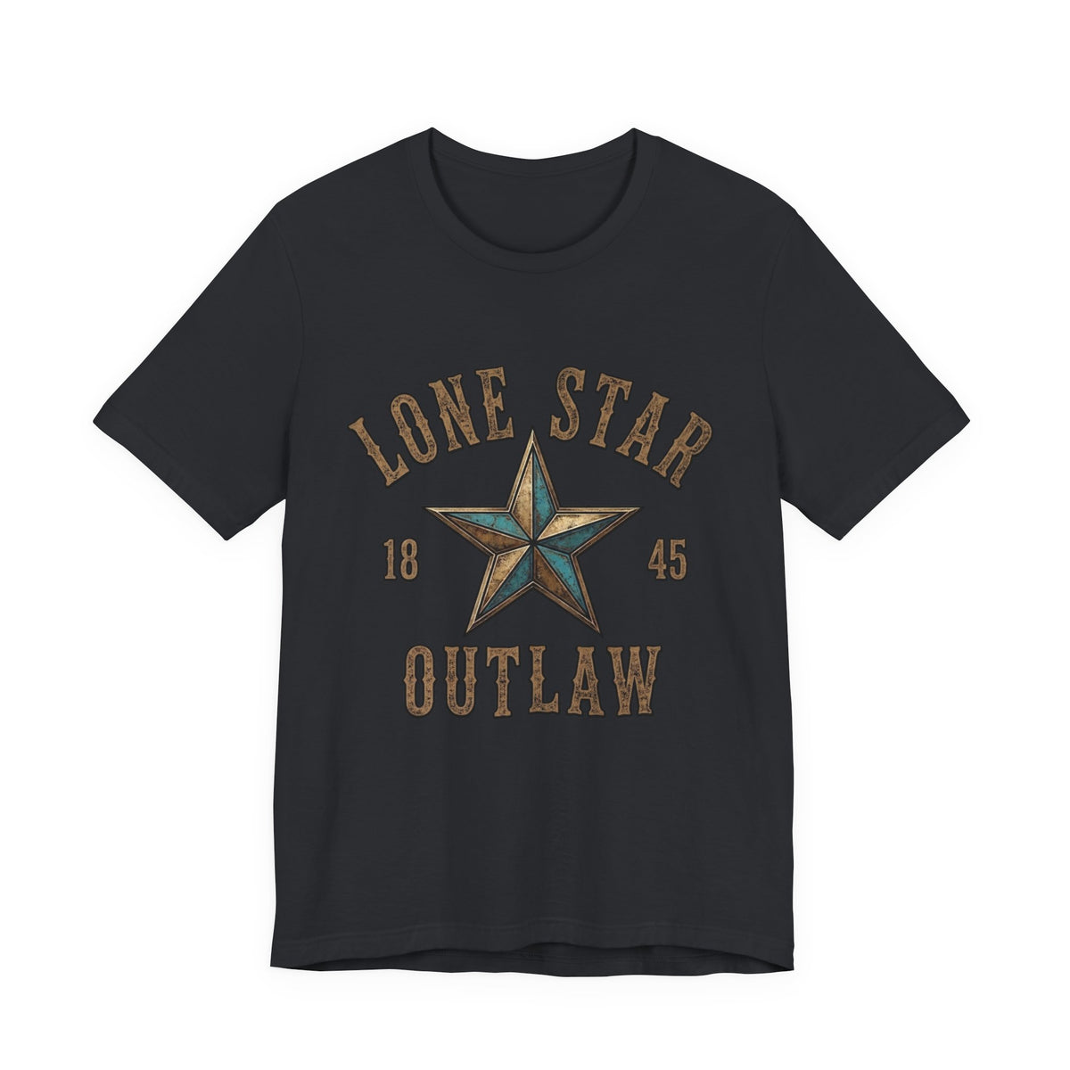 Lone Star Outlaw Tee — Vintage Western Star Graphic T‑Shirt