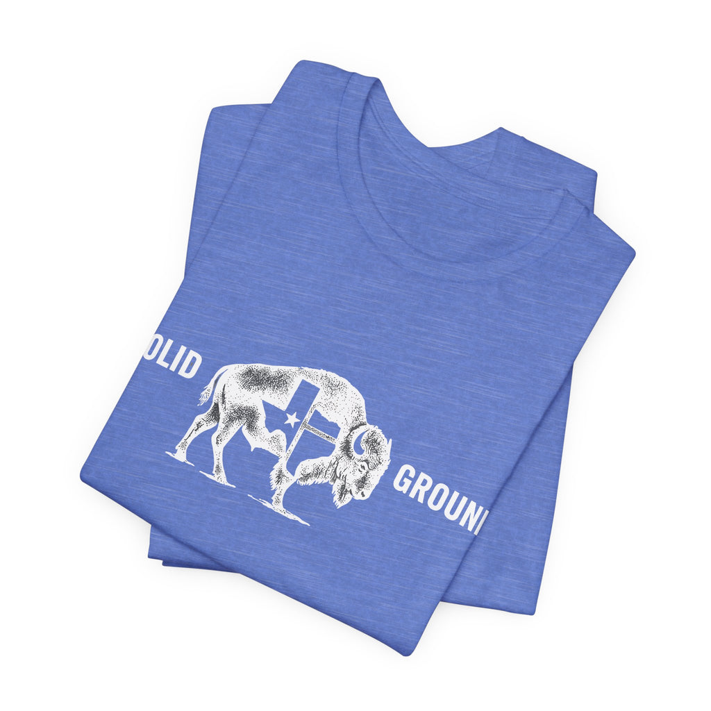 Solid Ground — Minimalist Vintage Bison Tee