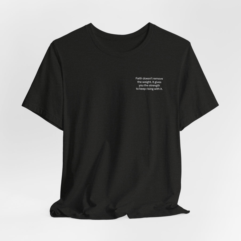 Winged Caduceus Cross T‑Shirt — Gothic Angel Wings Medical Staff Tee