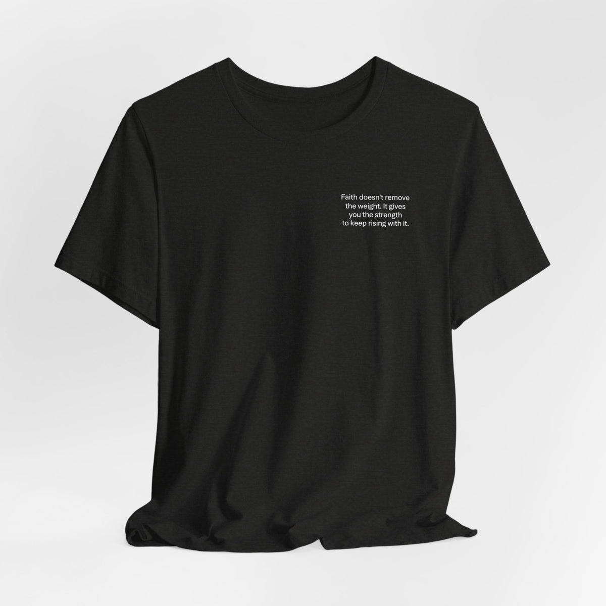 Winged Caduceus Cross T‑Shirt — Gothic Angel Wings Medical Staff Tee