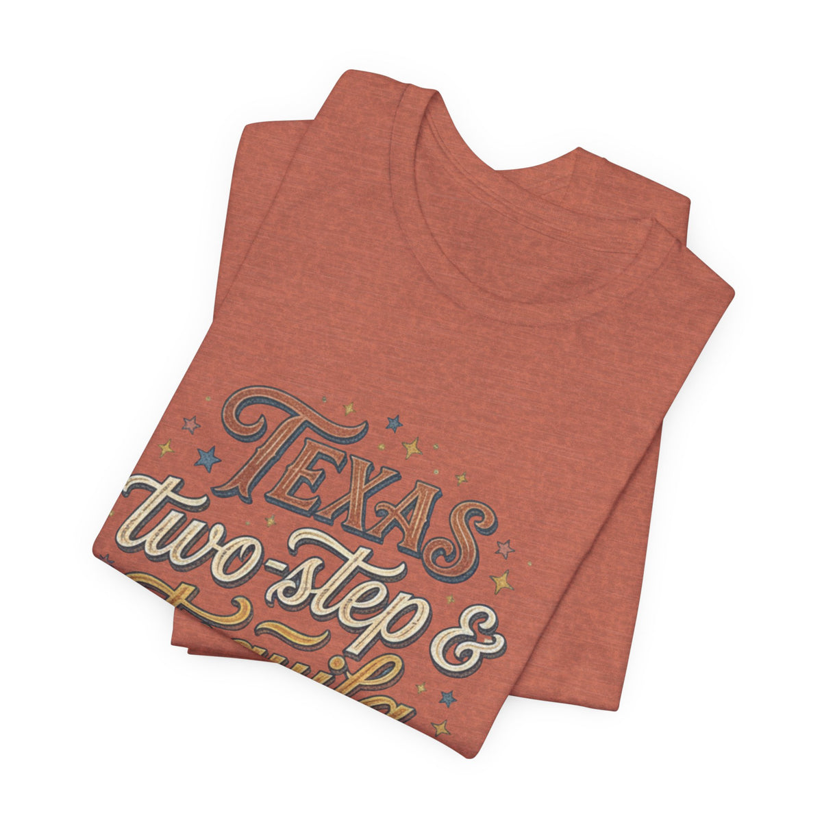 Texas Two Step & Tequila T-Shirt — Retro Country Music Tee, Western Dance Graphic Top, Boho Cowgirl Apparel, Honky Tonk Shirt