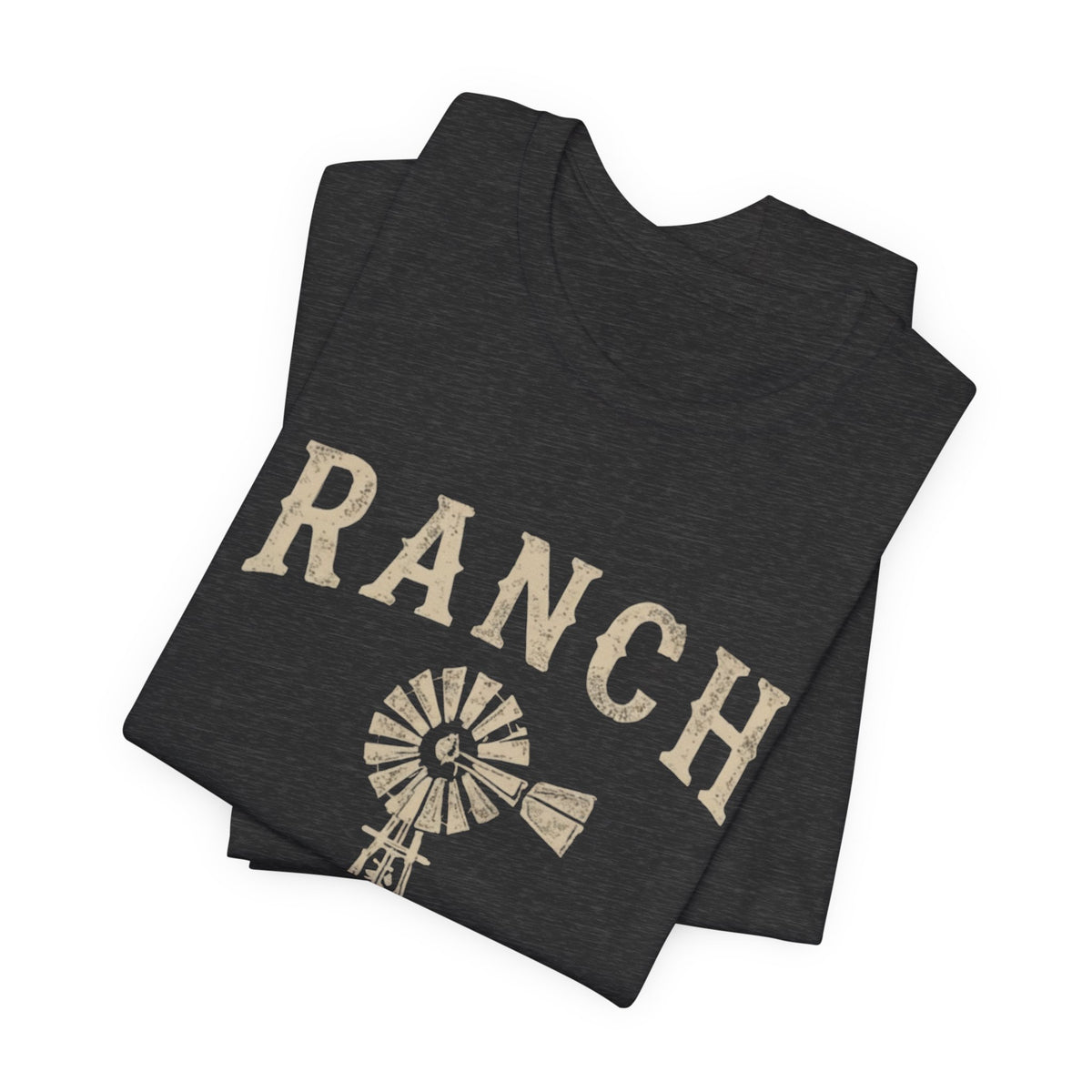 Ranch Therapy T-Shirt — Vintage Windmill Graphic Tee, Farm Life Apparel, Country Western Shirt, Rustic Women's Top, Rural Lifestyle