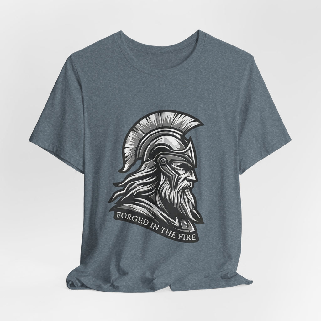"Forged in the Fire" Warrior Helmet Graphic Tee