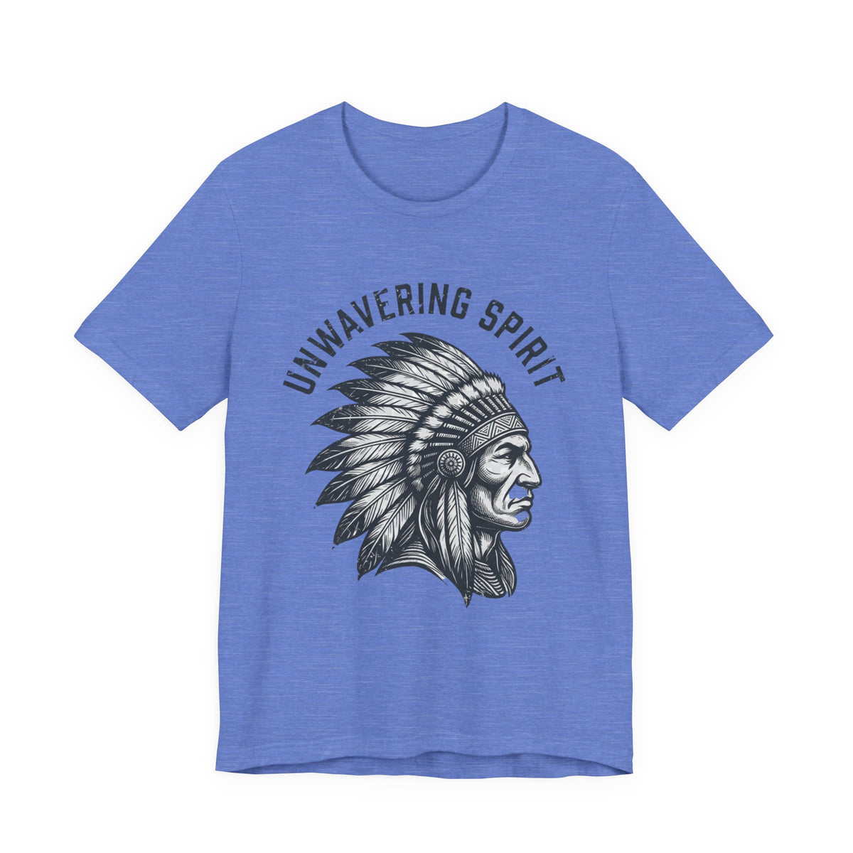 Unwavering Spirit T-Shirt — Native Chief Headdress Graphic Tee