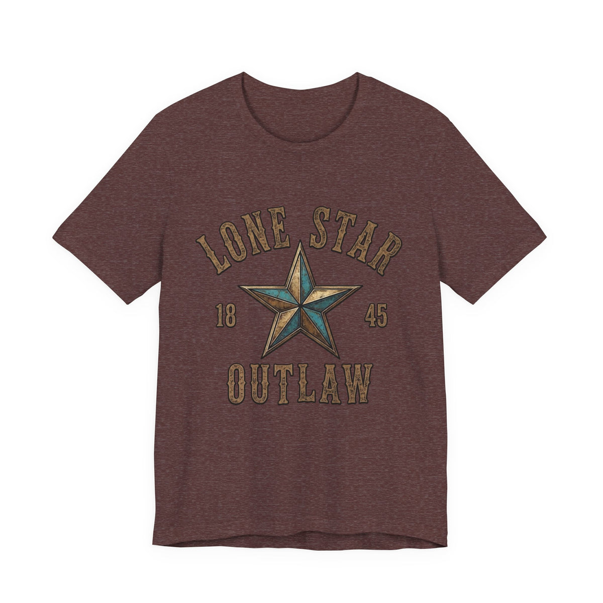 Lone Star Outlaw Tee — Vintage Western Star Graphic T‑Shirt