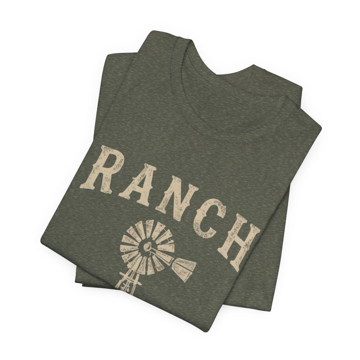 Ranch Therapy T-Shirt — Vintage Windmill Graphic Tee, Farm Life Apparel, Country Western Shirt, Rustic Women's Top, Rural Lifestyle