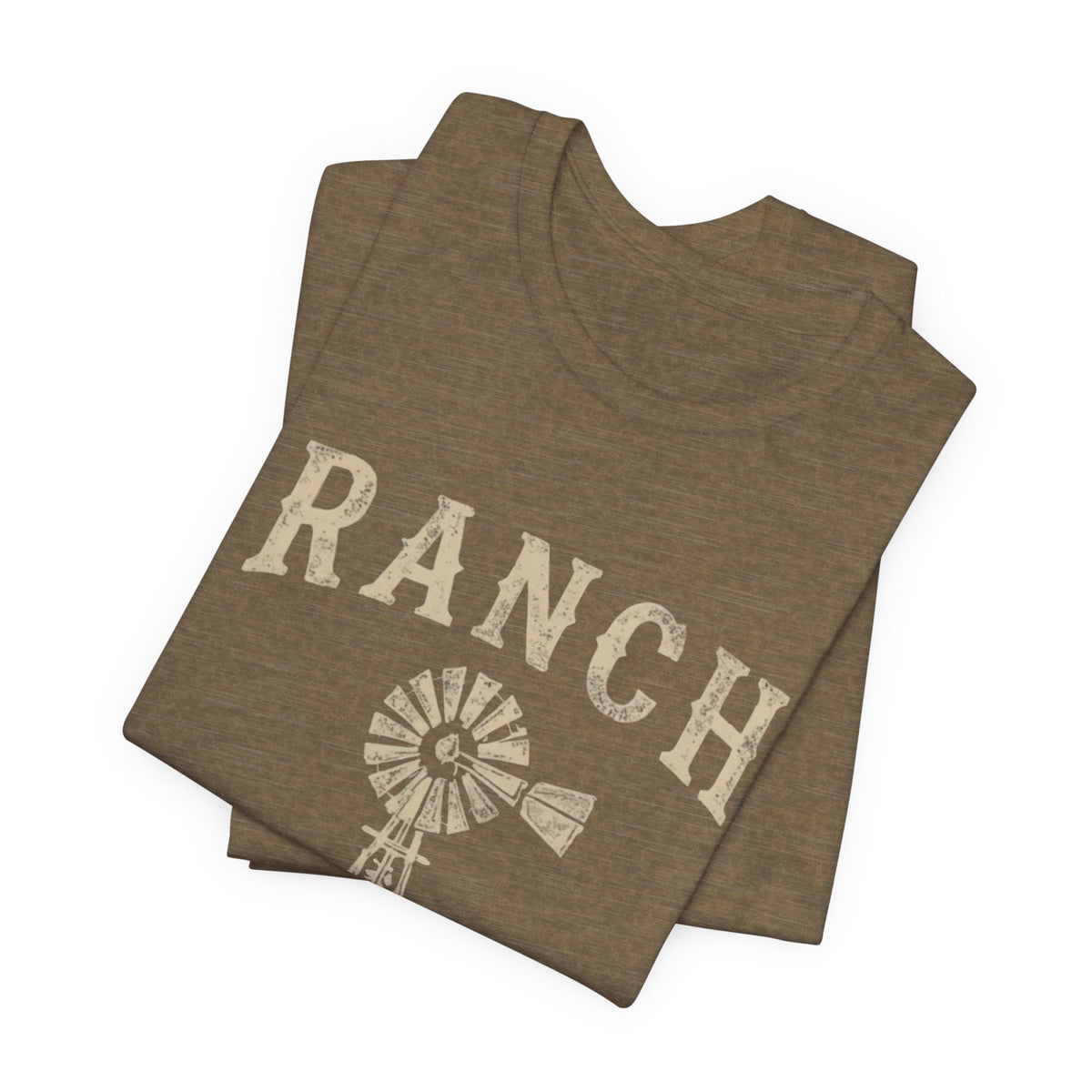 Ranch Therapy T-Shirt — Vintage Windmill Graphic Tee, Farm Life Apparel, Country Western Shirt, Rustic Women's Top, Rural Lifestyle