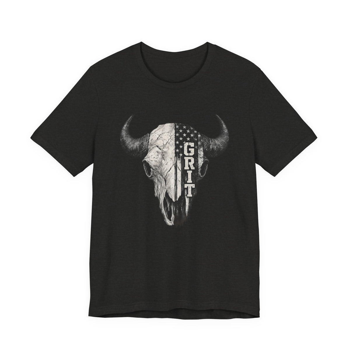 Grit Bison Skull Graphic Tee