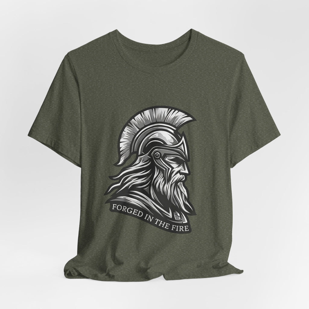 "Forged in the Fire" Warrior Helmet Graphic Tee