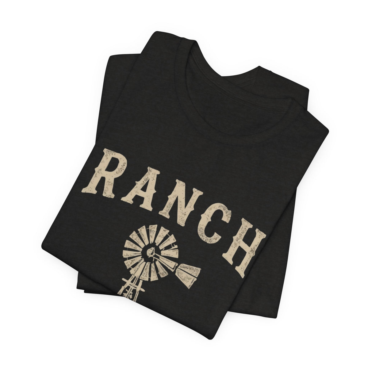 Ranch Therapy T-Shirt — Vintage Windmill Graphic Tee, Farm Life Apparel, Country Western Shirt, Rustic Women's Top, Rural Lifestyle