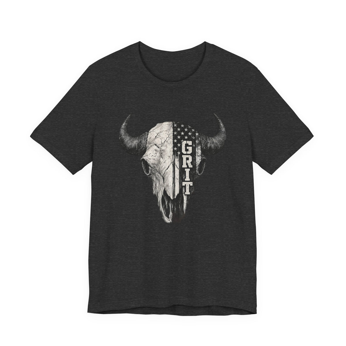 Grit Bison Skull Graphic Tee