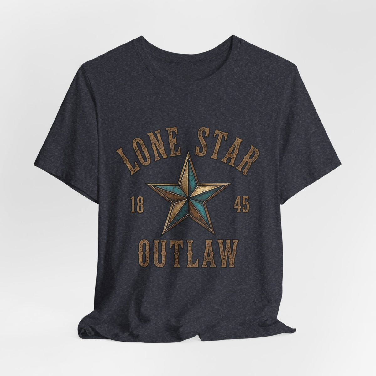 Lone Star Outlaw Tee — Vintage Western Star Graphic T‑Shirt
