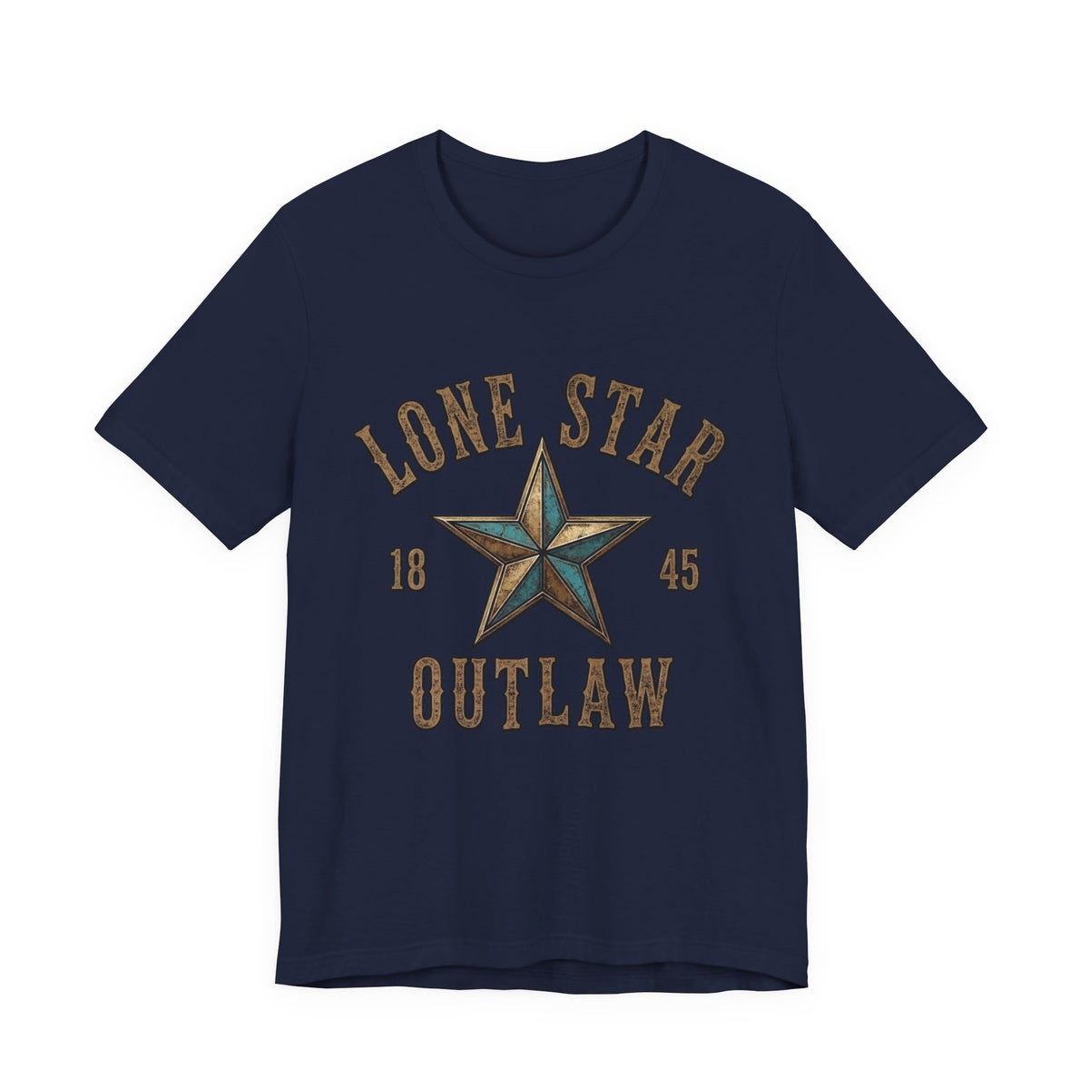 Lone Star Outlaw Tee — Vintage Western Star Graphic T‑Shirt