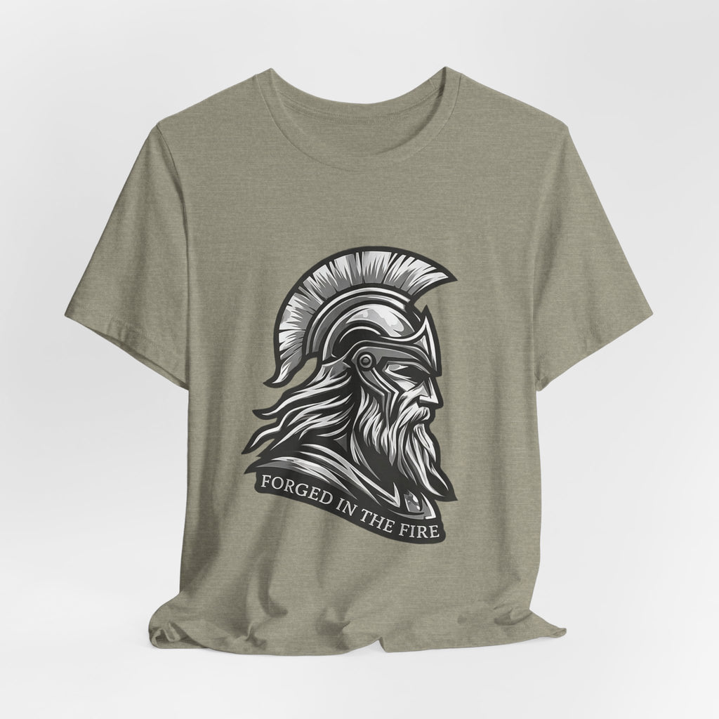 "Forged in the Fire" Warrior Helmet Graphic Tee