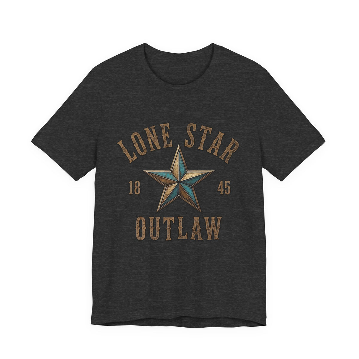 Lone Star Outlaw Tee — Vintage Western Star Graphic T‑Shirt