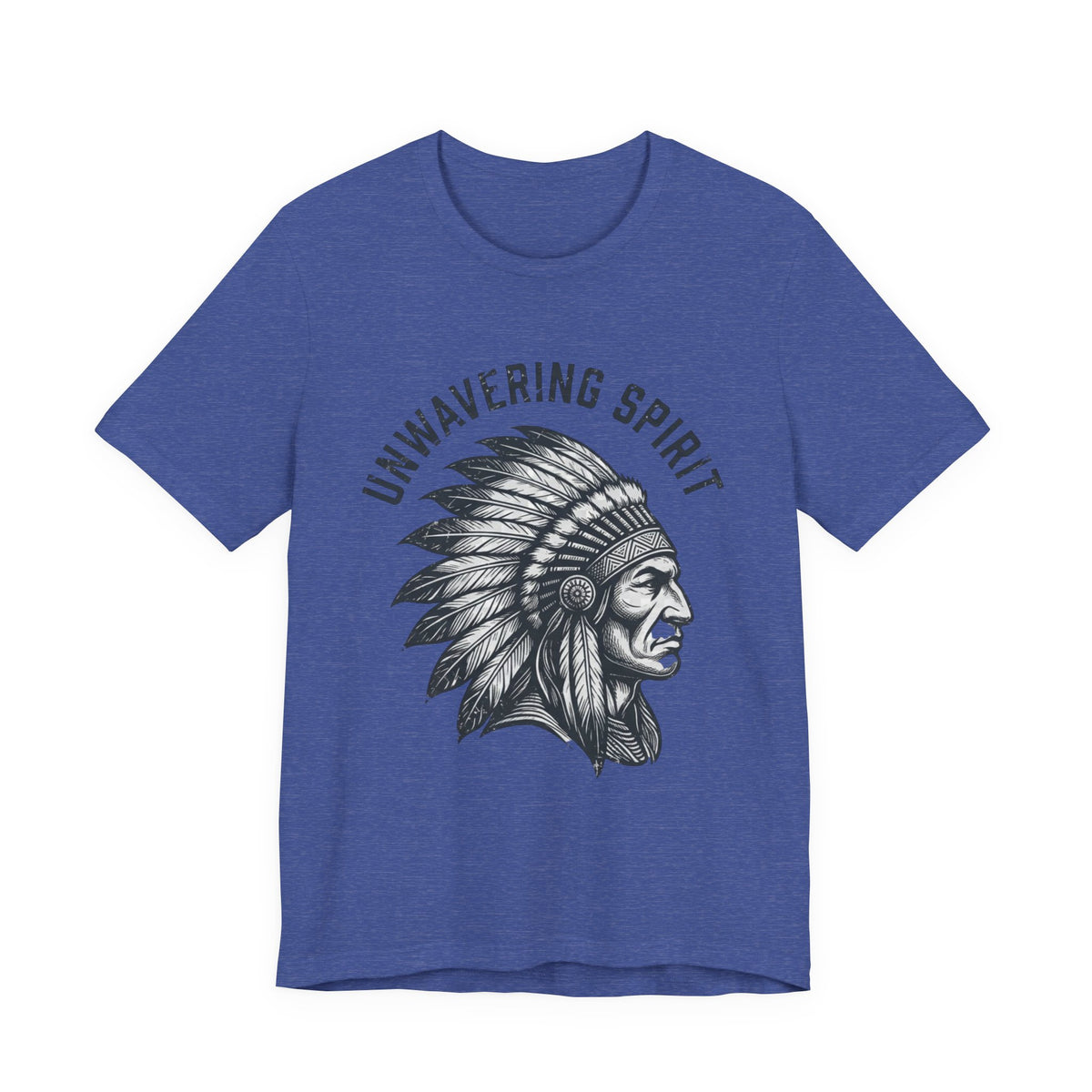 Unwavering Spirit T-Shirt — Native Chief Headdress Graphic Tee