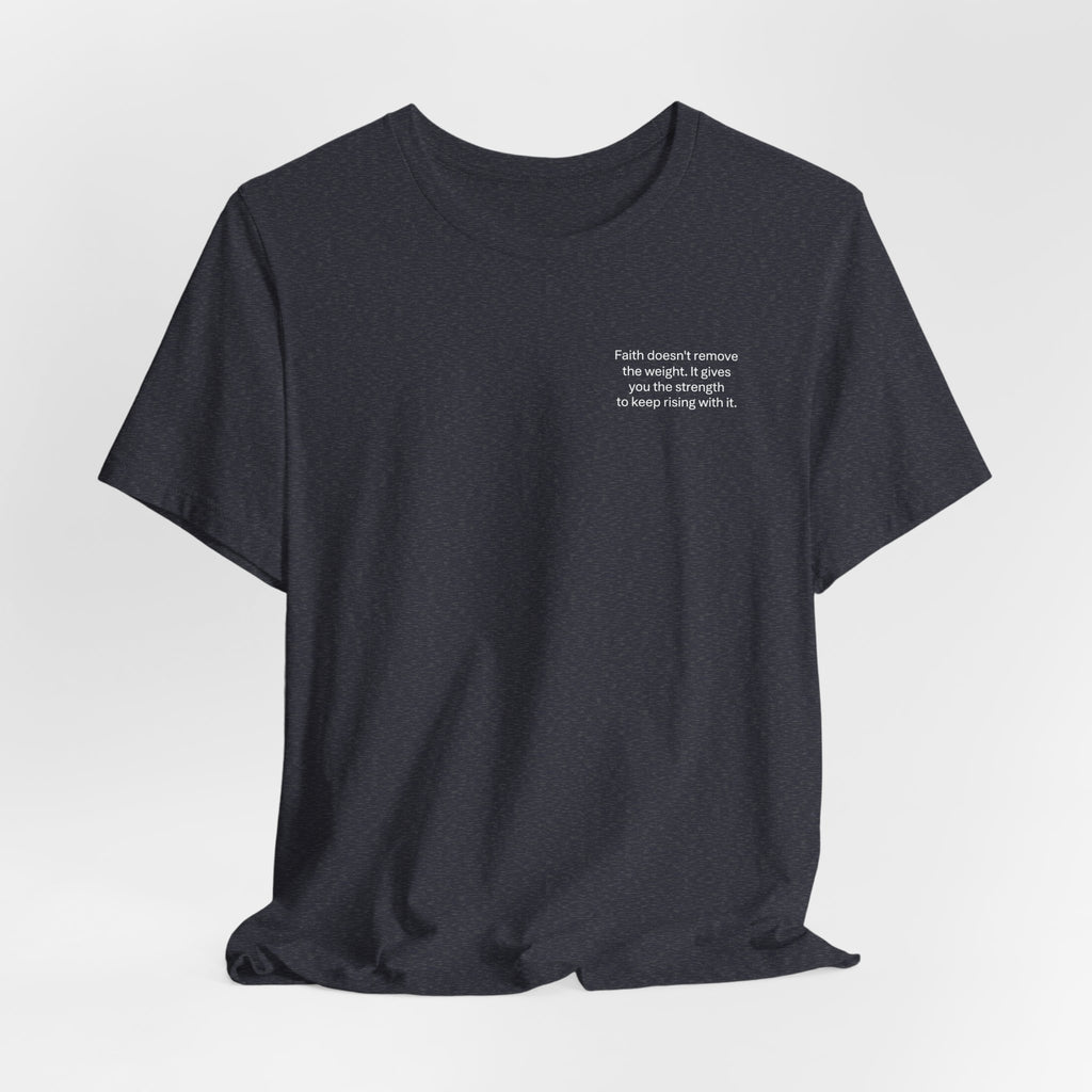 Winged Caduceus Cross T‑Shirt — Gothic Angel Wings Medical Staff Tee
