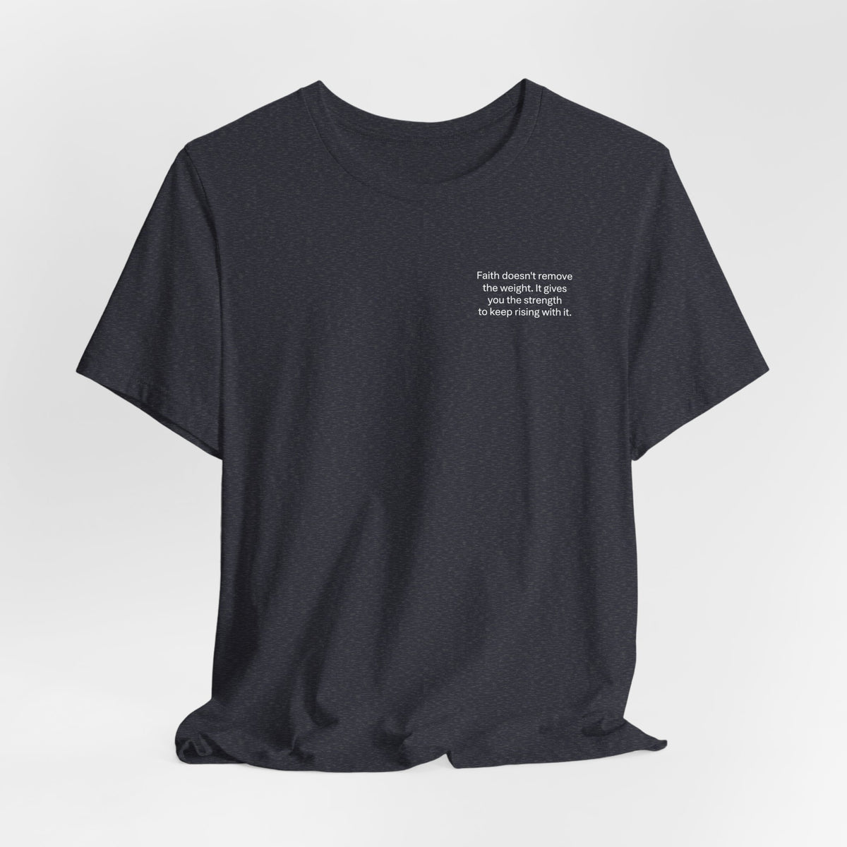 Winged Caduceus Cross T‑Shirt — Gothic Angel Wings Medical Staff Tee